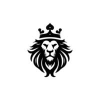 Logo design with the shape of a lion head vector