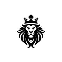 Logo design with the shape of a lion head vector