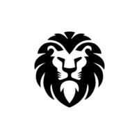 Logo design with the shape of a lion head vector