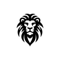 Logo design with the shape of a lion head vector