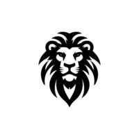 Logo design with the shape of a lion head vector