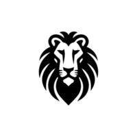 Logo design with the shape of a lion head vector