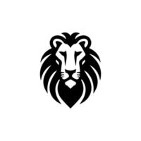 logo diseño con el forma de un león cabeza vector