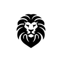 Logo design with the shape of a lion head vector