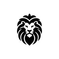 Logo design with the shape of a lion head vector