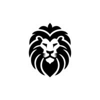 logo diseño con el forma de un león cabeza vector