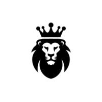 Logo design with the shape of a lion head vector