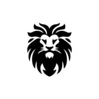 Logo design with the shape of a lion head vector