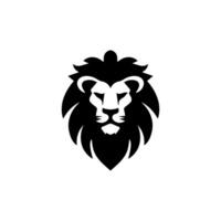 Logo design with the shape of a lion head vector