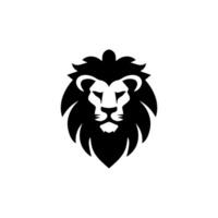 logo diseño con el forma de un león cabeza vector