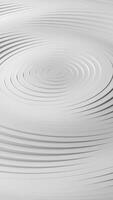 White circular object with black background and white background. Vertical looped animation video