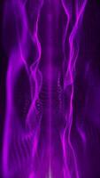 Purple background with pattern of lines and curves. Vertical looped animation video