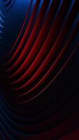 Red and blue background with wavy lines on it. Vertical looped animation video