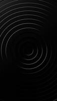 Black background with circular design in the center. Vertical looped animation video