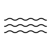 Wave vector icon water ripple symbol for graphic design, logo, web site, social media, mobile app, ui illustration