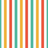 Seamless pattern stripe red, green, orange and yellow colors. Vertical pattern stripe abstract background vector illustration