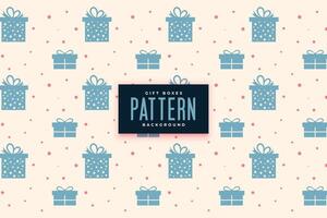 cute and elegant giftbox pattern background for any occasion vector