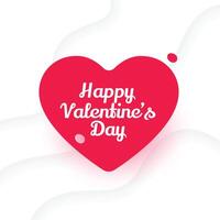 happy valentines day greeting card for lovely couples vector