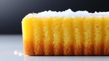 AI generated Cornbread soft cake meal for dessert snack photo