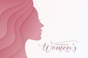 international womens day 8th march celebration background vector