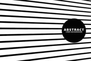 abstract continuous black stripe line white background vector