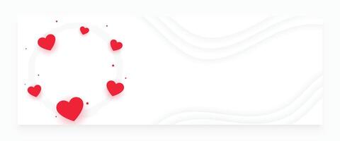 linda amor corazones en blanco fondo de pantalla para san valentin día celebracion vector