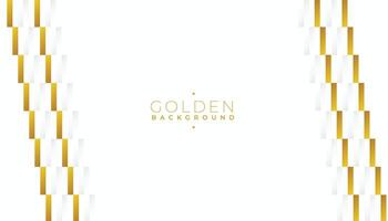 white and golden abstract banner for your artwork collection vector