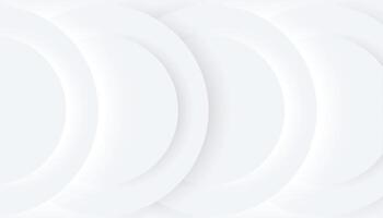 white neumorphic circle shape backdrop for minimalistic look vector