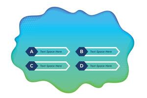 modern style multiple option quiz template guess and win lottery vector