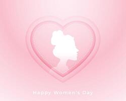 elegant womens day background design vector