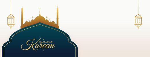 ramadan kareem islamic design eid banner design vector