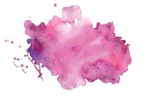 abstract pink watercolor stain texture background vector