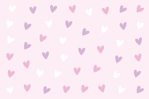 decorative and cute love heart pattern for wrapping paper vector