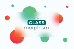 geometric glassmorphism wallpaper with reflection effect on frosted vector