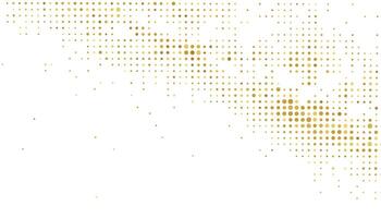 beautiful and abstract golden particle on white background vector