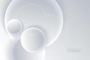 abstract round shape grey wallpaper with blank space vector