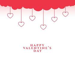 nice valentines day concept background for social media post vector