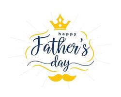 beautiful father's day celebration background for special man vector