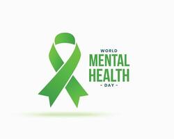 10th oct international mental health day background design vector