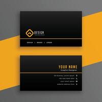 eye catching professional business card for company branding vector