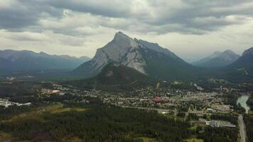 Aerial view of Banff video