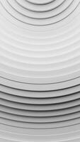 Stack of white plates stacked on top of each other. Vertical looped animation video