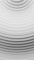 Stack of white plates stacked on top of each other. Vertical looped animation video