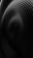 Black background with circular design in the center. Vertical looped animation video