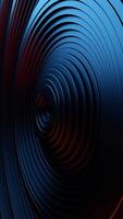 Blue and red background with circular design in the center. Vertical looped animation video