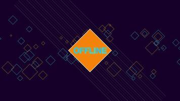Stream Is Starting Seamless Loop Background video