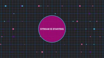 Stream Is Starting Seamless Loop Background video