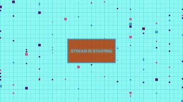 Stream Is Starting Seamless Loop video