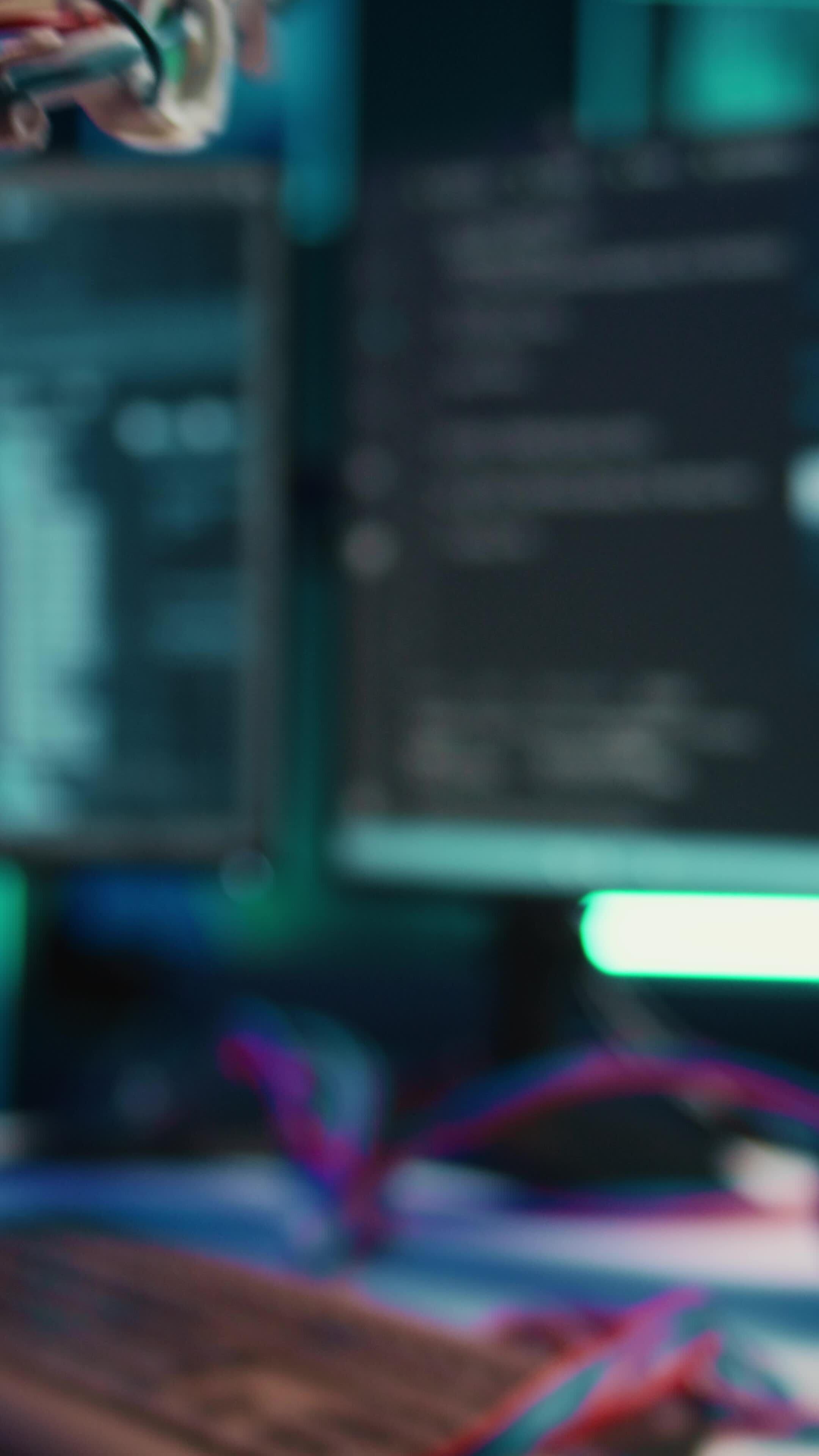 Hacker Code Running Down Stock Video Footage for Free Download
