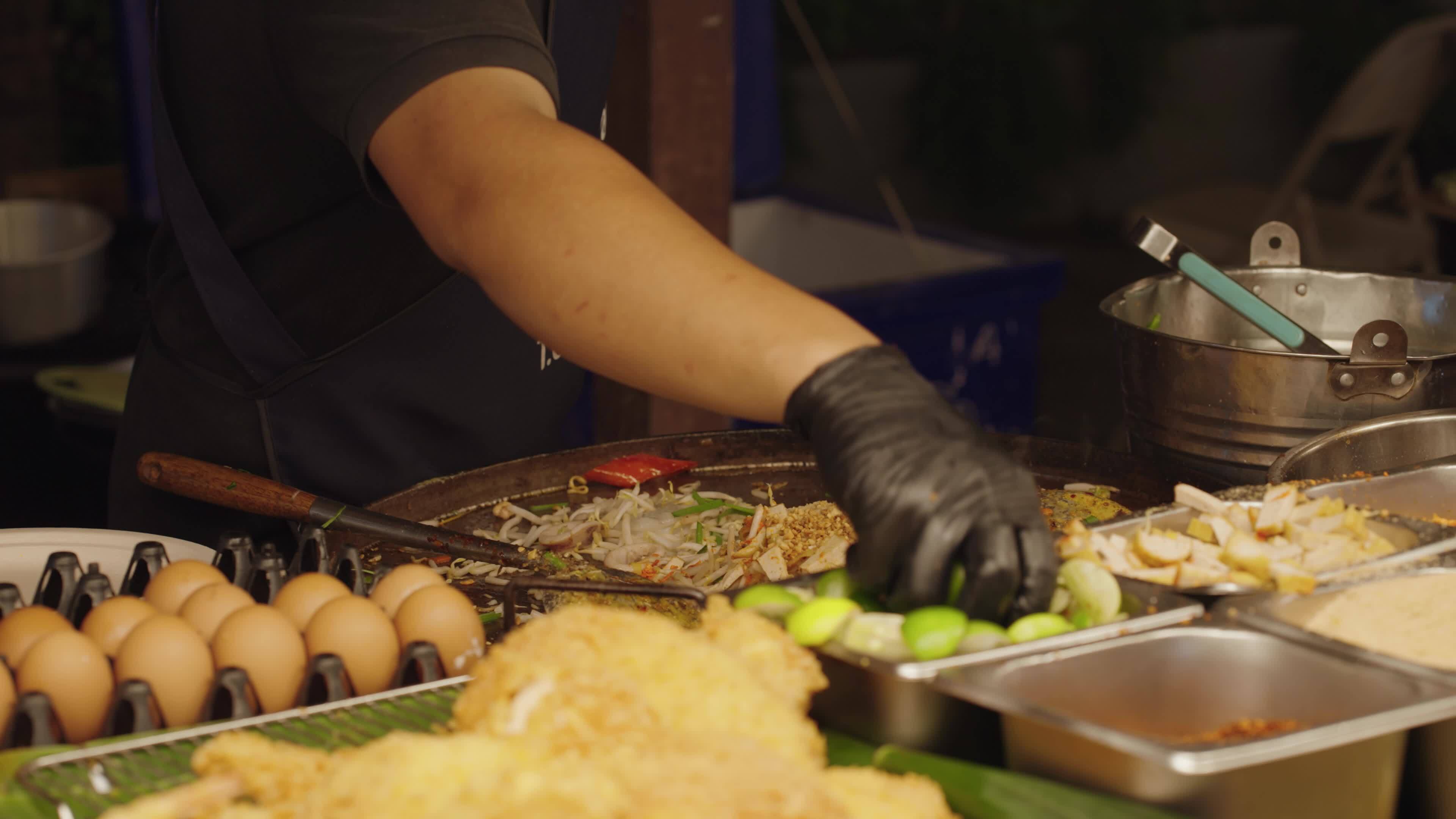 Chinese Street Food Stock Video Footage for Free Download